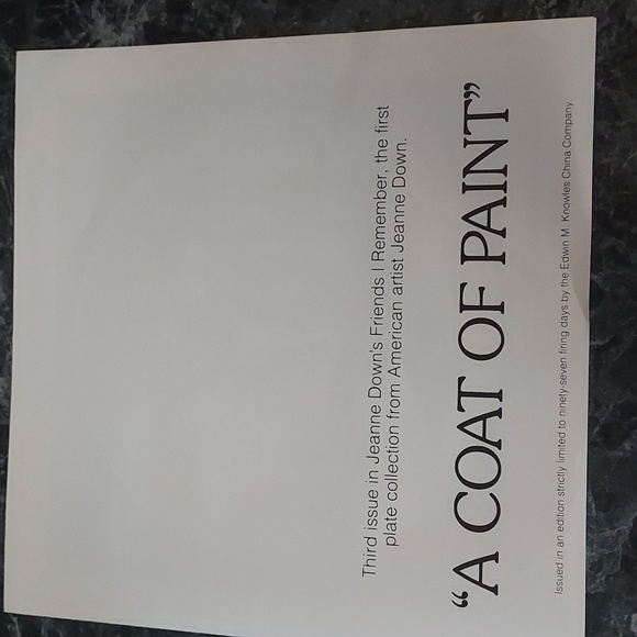 Knowles 1985 "A Coat of Paint" Plate - Picture 8 of 13